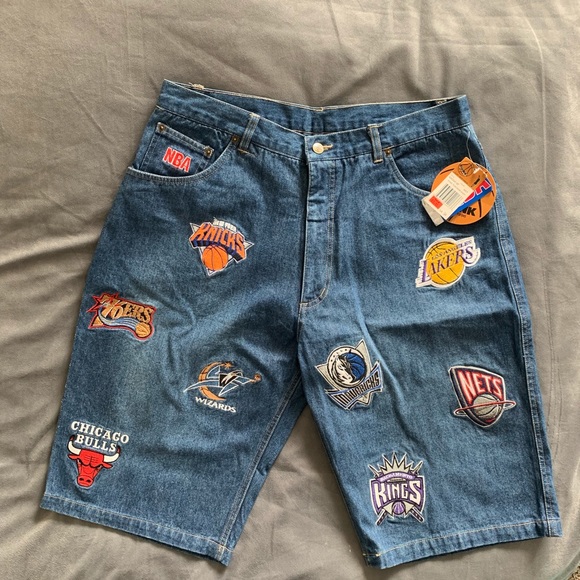 nba jean shorts